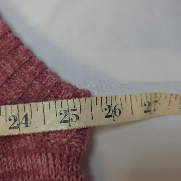 Blair Womens Large Red Full Zip Mock Neck Acrylic Sleeveless Sweater Vest - Picture 6 of 7